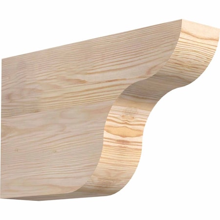 Ekena Millwork Carmel Smooth Rafter Tail, Douglas Fir, 3 1/2"W x 10"H x 16"L RFT04X10X16CAR00SDF